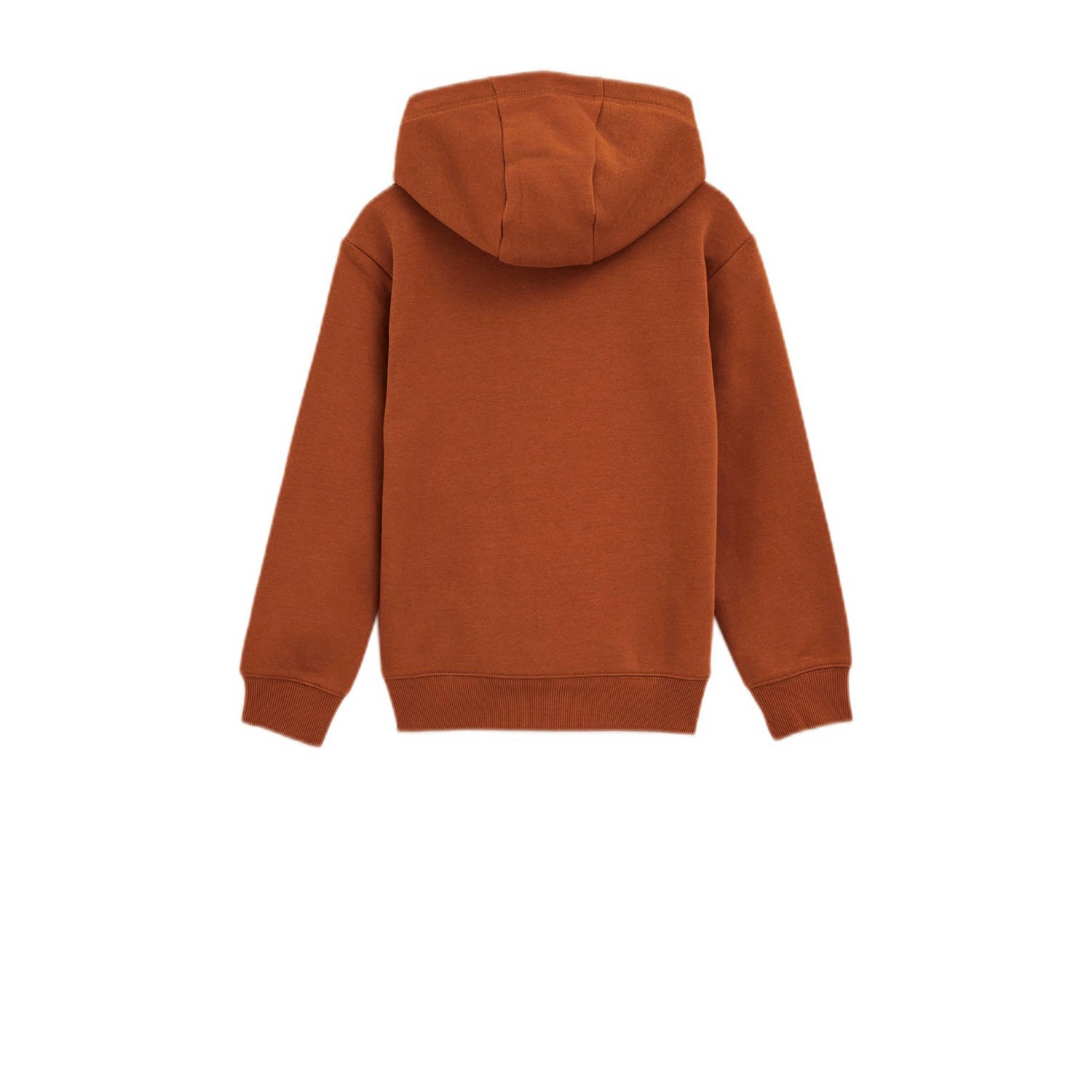 WE Fashion Blue Ridge sweater donker oranje
