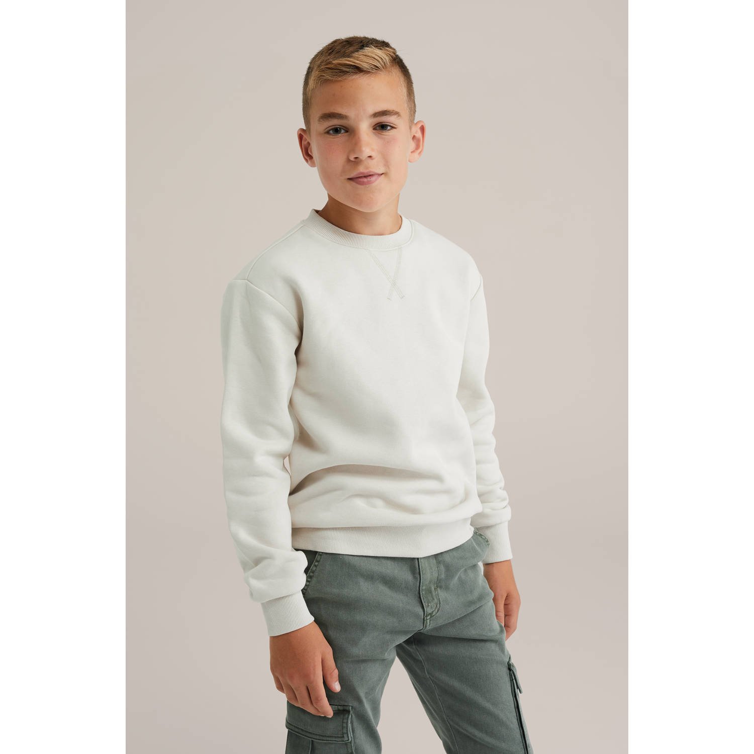 WE Fashion Blue Ridge sweater ecru