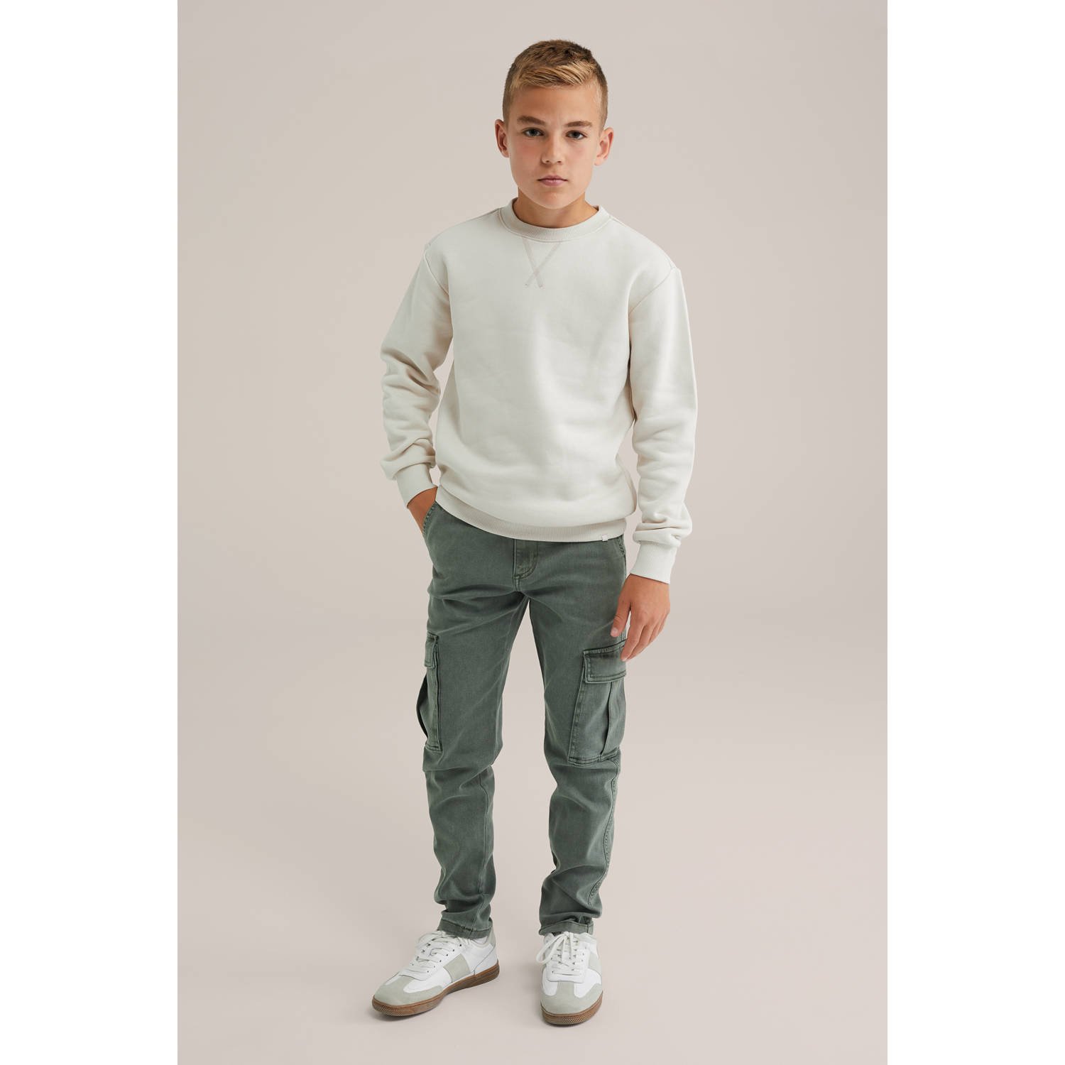 WE Fashion Blue Ridge sweater ecru