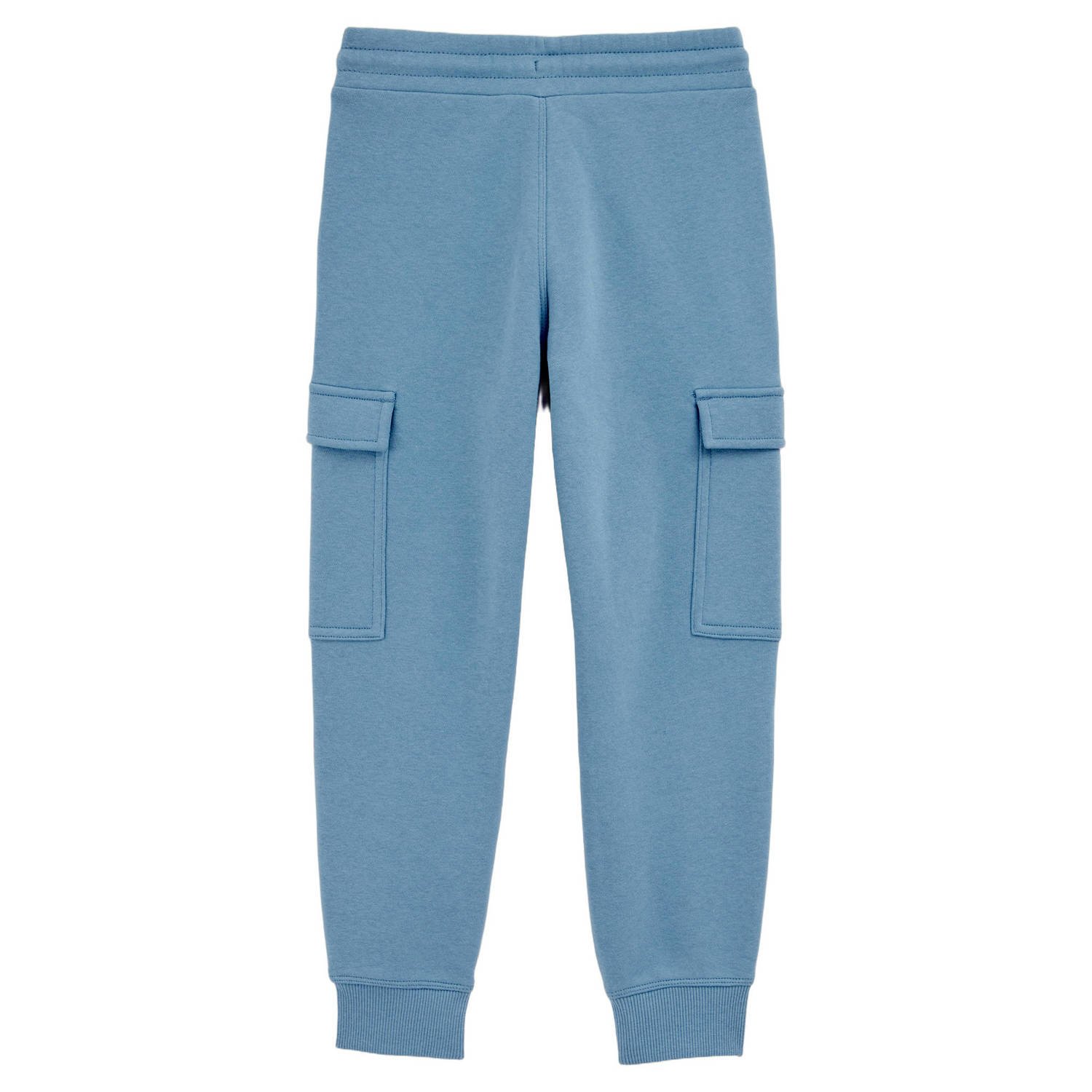 WE Fashion Blue Ridge slim cargo broek lichtblauw