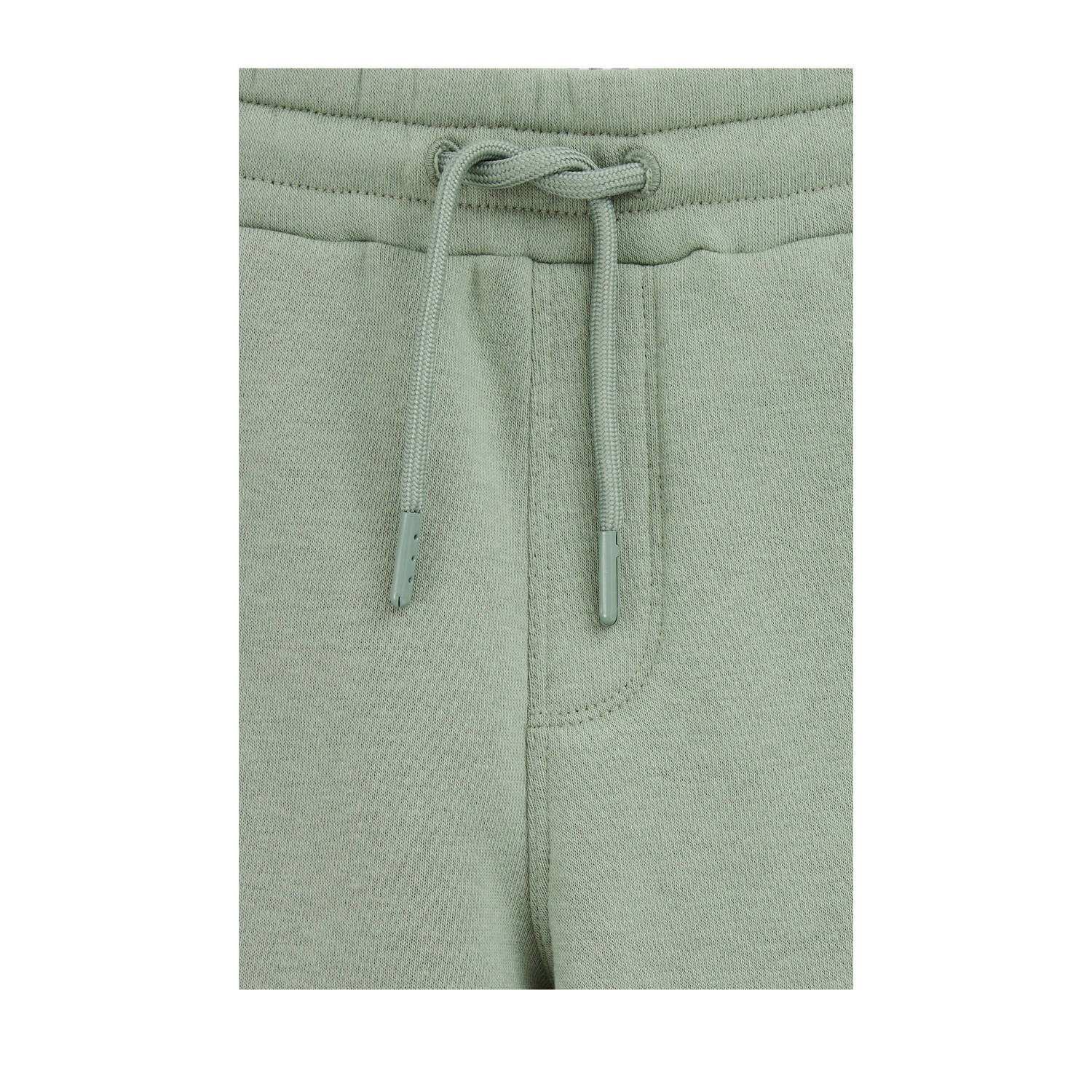 WE Fashion Blue Ridge slim sweatpant mintgroen