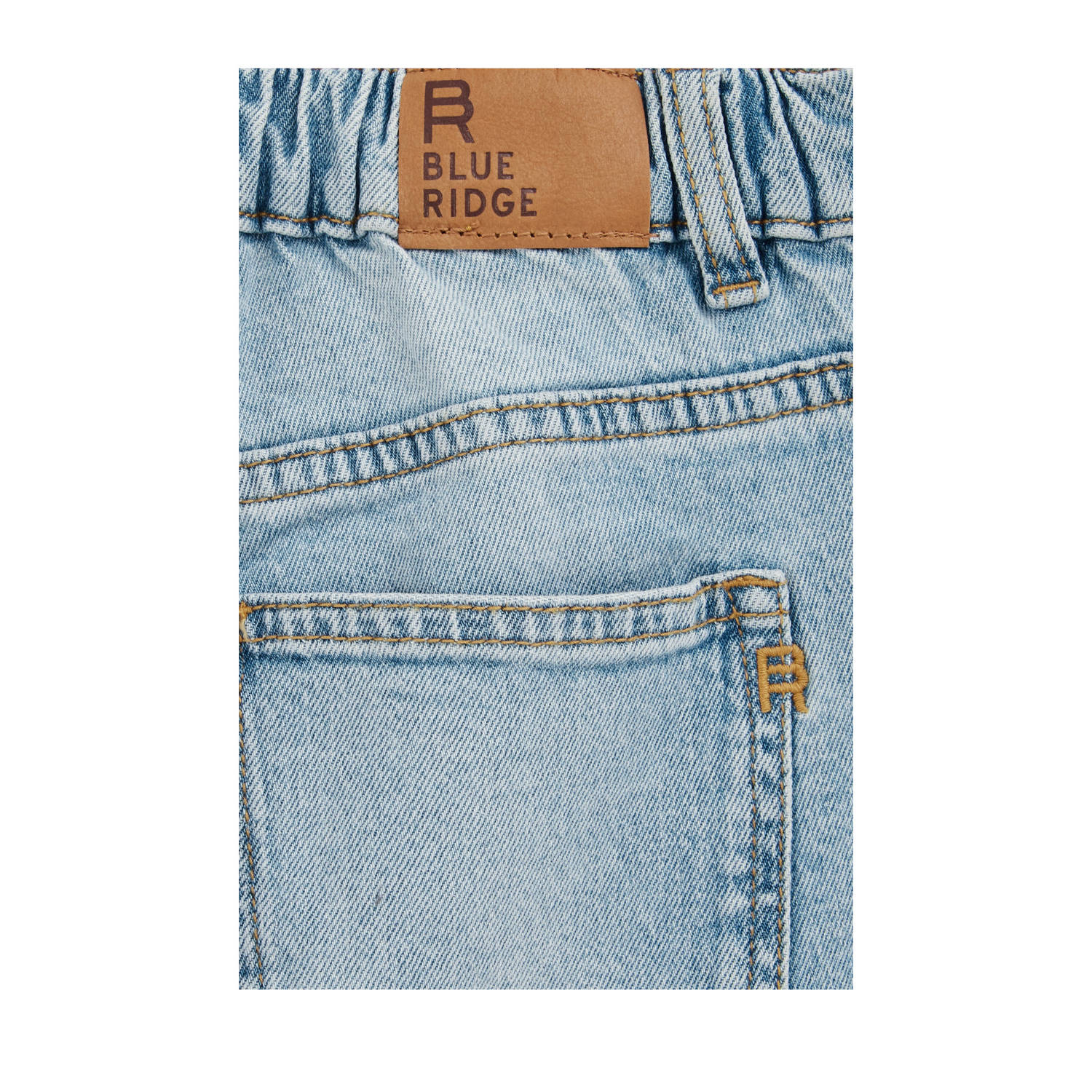 WE Fashion Blue Ridge waist loose fit jeans light blue denim