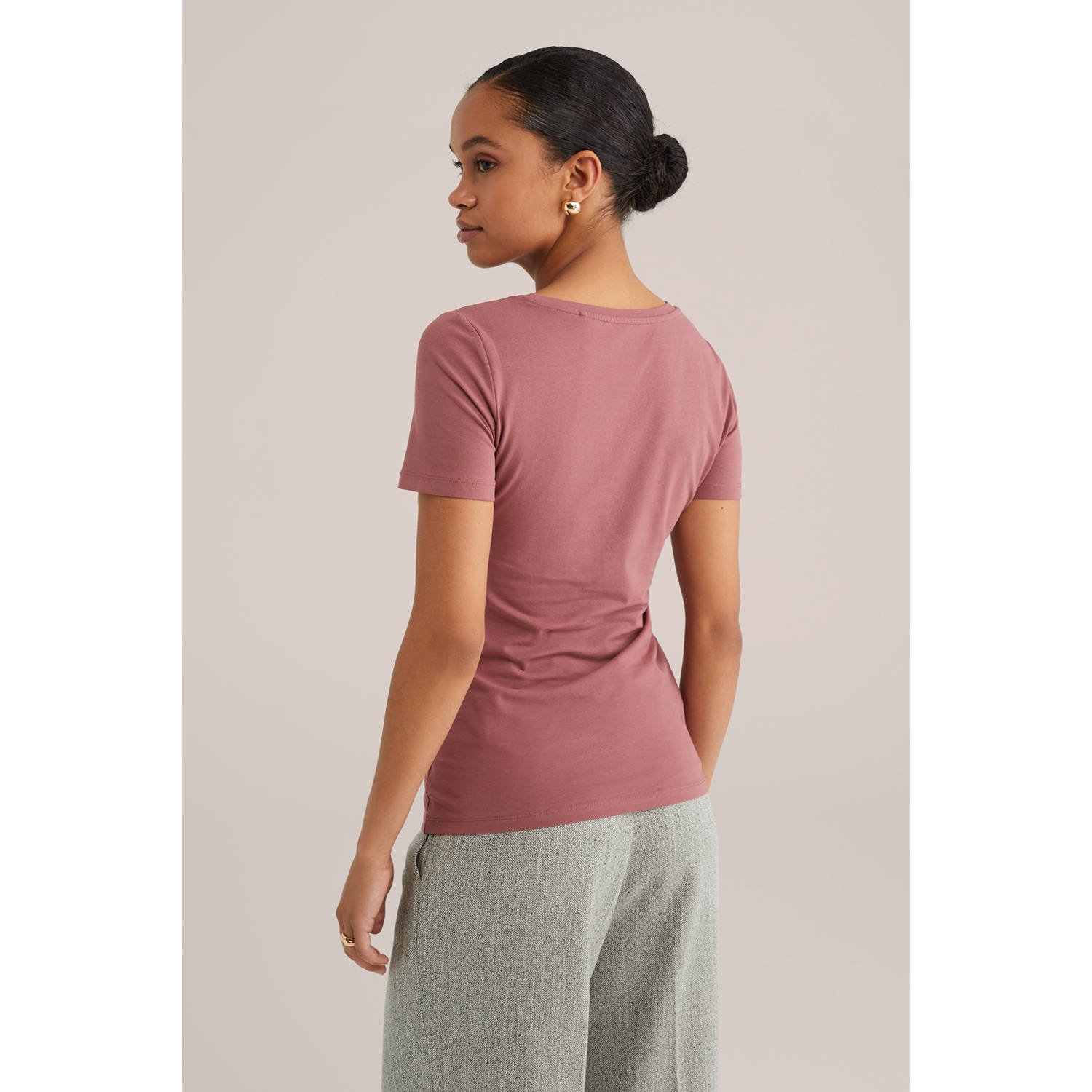 WE Fashion T-shirt oudroze