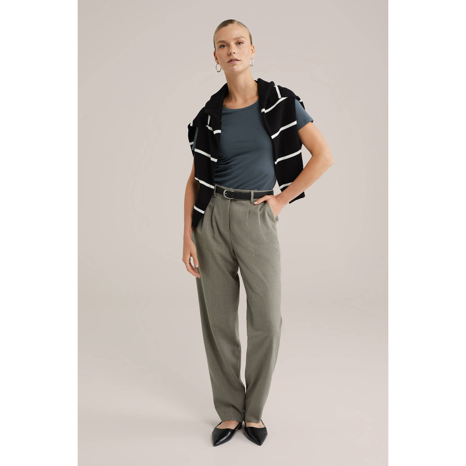 WE Fashion T-shirt grijsblauw
