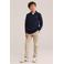 WE Fashion slim chino kaki