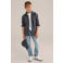 WE Fashion overshirt antraciet