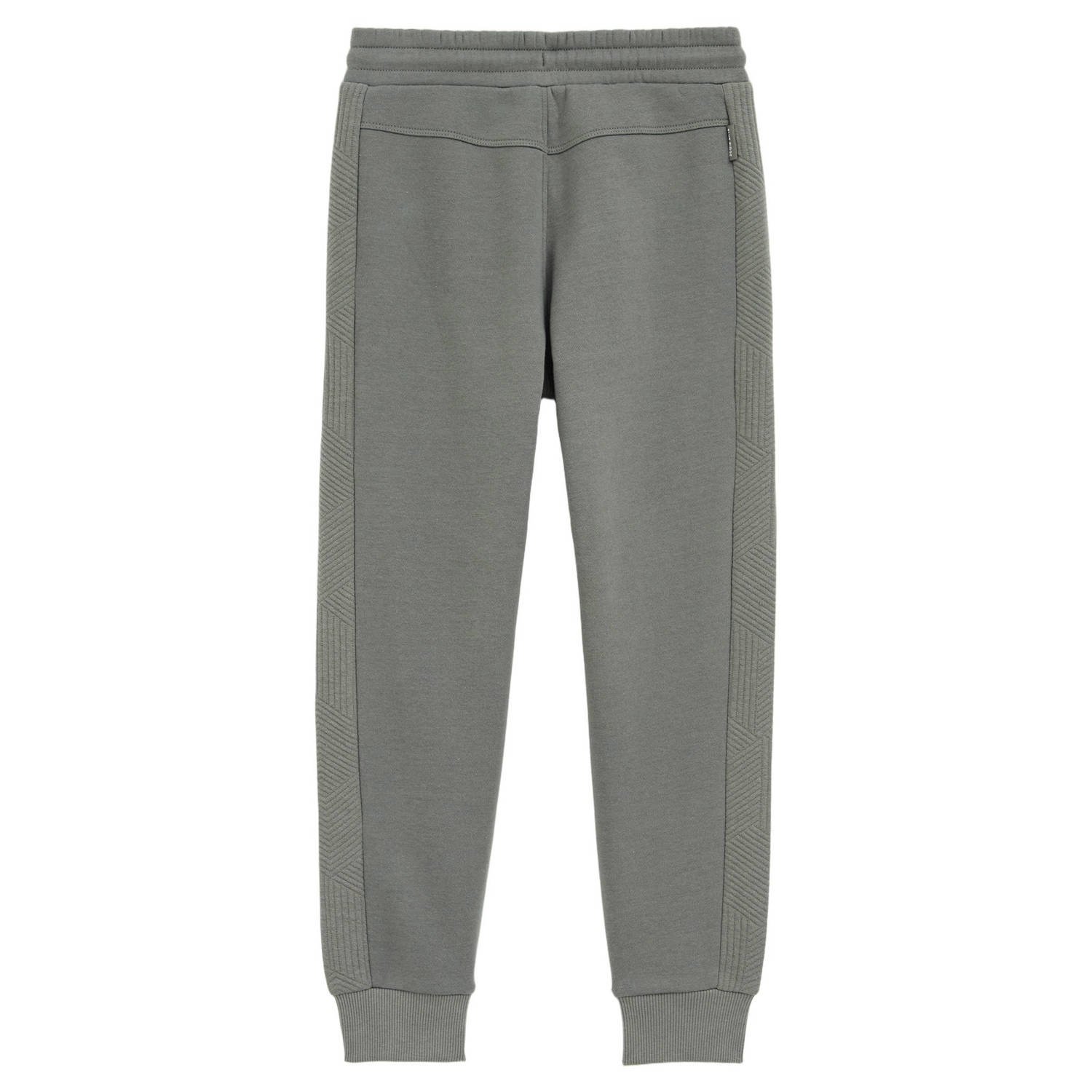 WE Fashion slim sweatpant grijsgroen