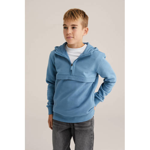 WE Fashion Blue Ridge hoodie blauw afbeelding
