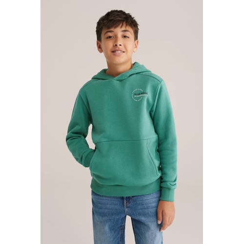 WE Fashion Blue Ridge hoodie donkergroen afbeelding