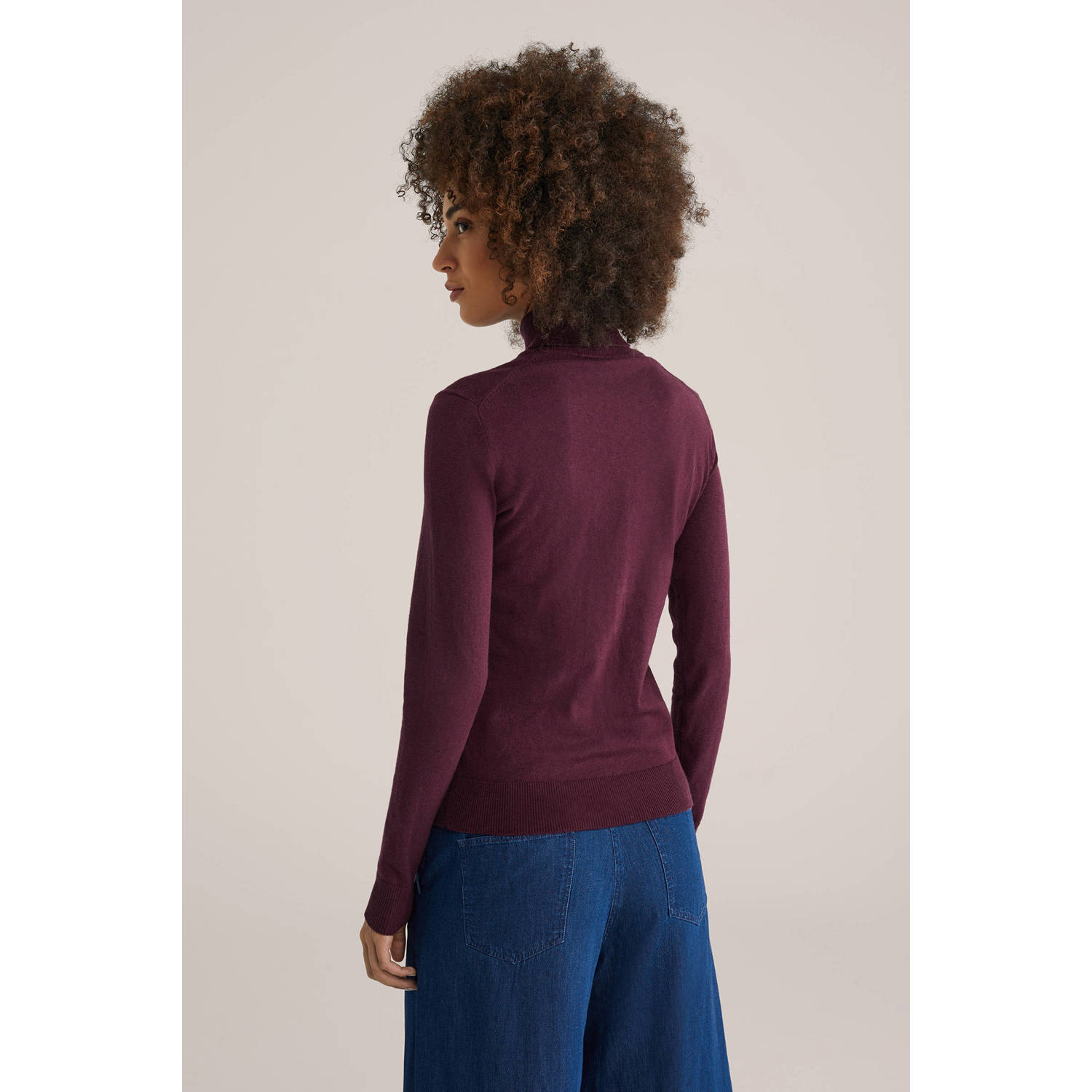 WE Fashion wollen coltrui fijn gebreid