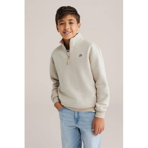 WE Fashion Blue Ridge sweater beige afbeelding