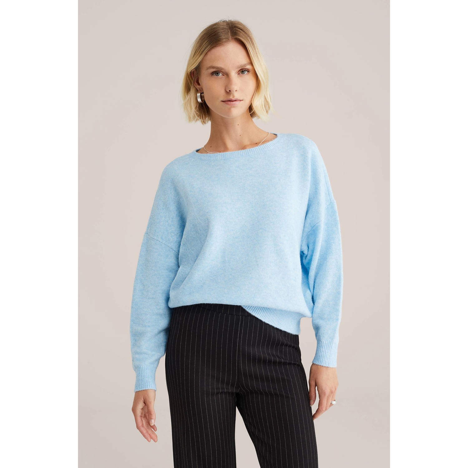 WE Fashion trui lichtblauw