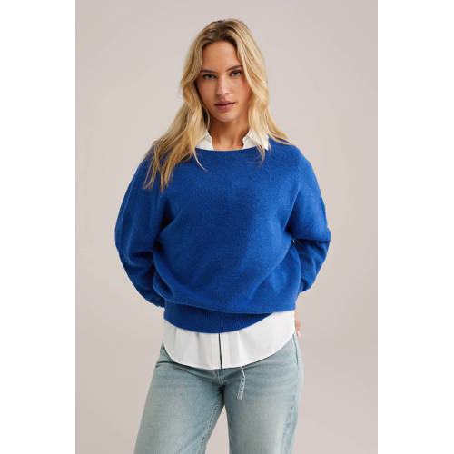 WE Fashion trui blauw afbeelding
