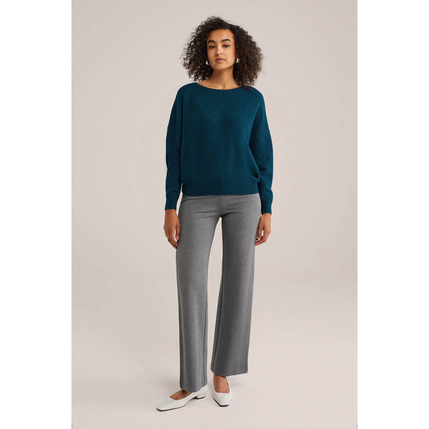 WE Fashion trui blauw