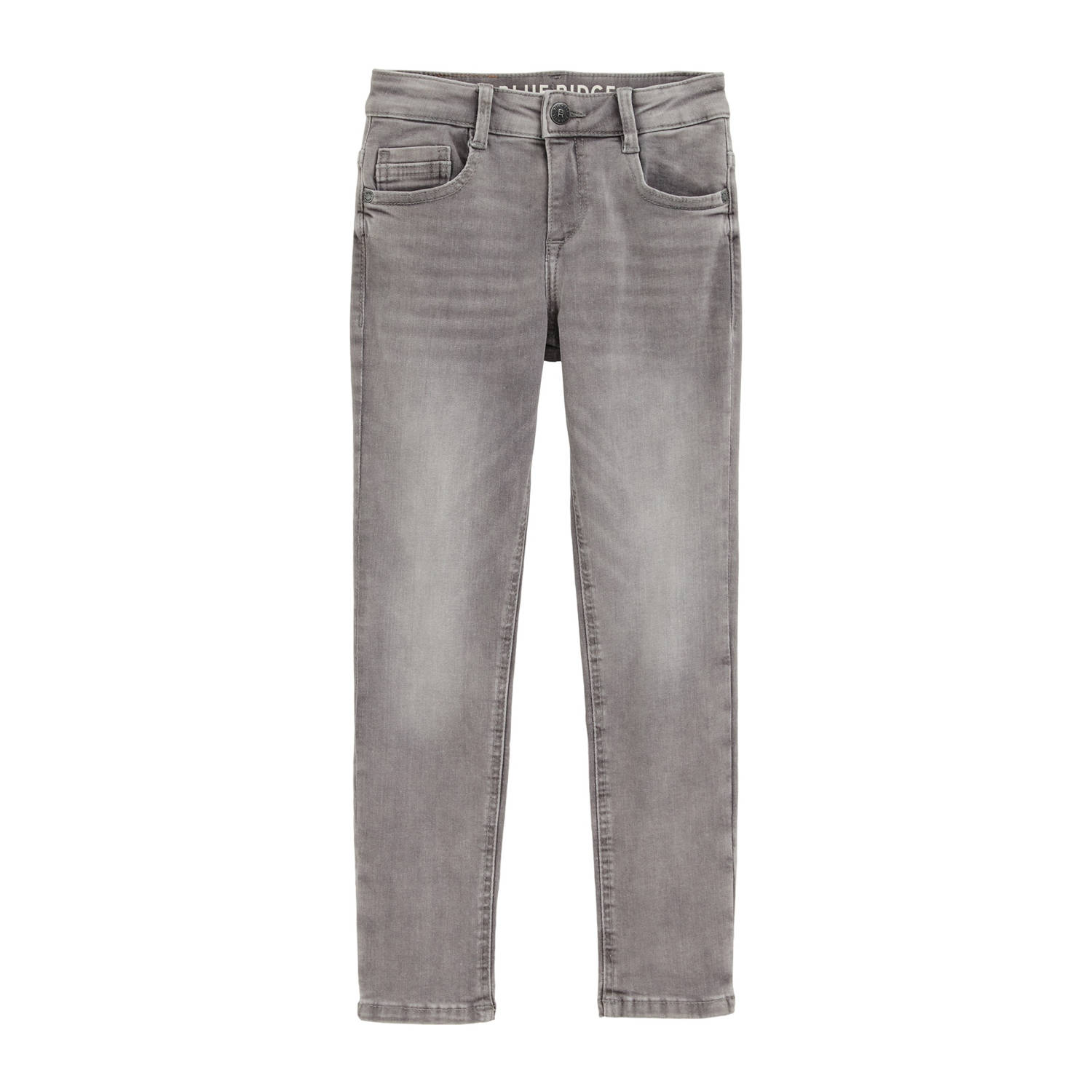 WE Fashion waist slim fit jeans grey denim