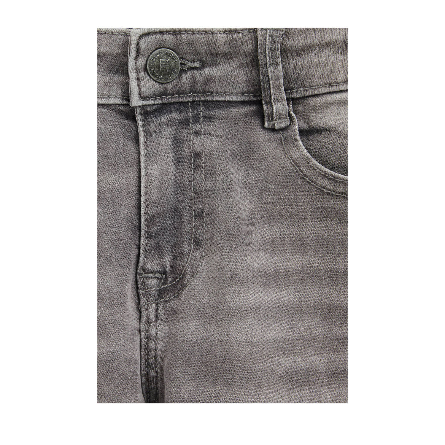 WE Fashion waist tapered jeans grey denim