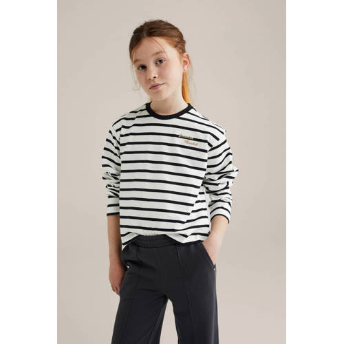 WE Fashion longsleeve zwart afbeelding