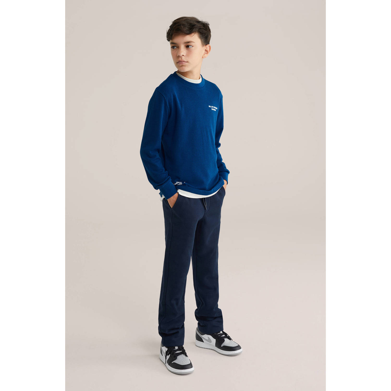 WE Fashion Blue Ridge straight sweatpant marine