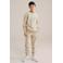 WE Fashion Blue Ridge slim cargo broek beige