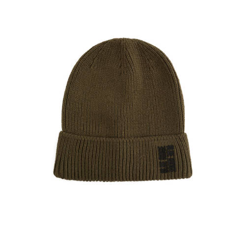 WE Fashion Blue Ridge gebreide muts Hidde bruin afbeelding