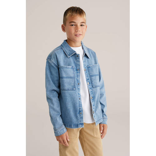 WE Fashion Blue Ridge spijkerjas medium blue denim afbeelding