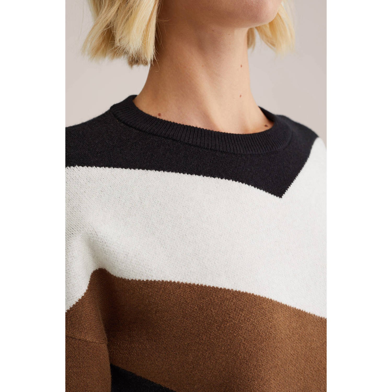WE Fashion gebreide trui multi