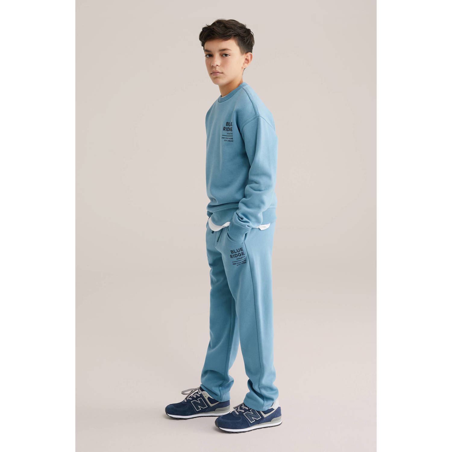 WE Fashion Blue Ridge sweater blauw
