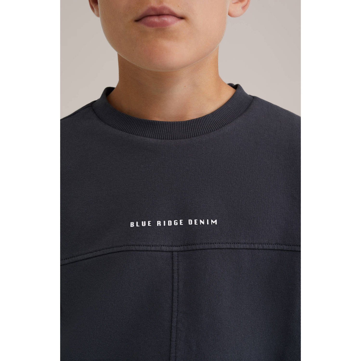 WE Fashion Blue Ridge sweater antraciet