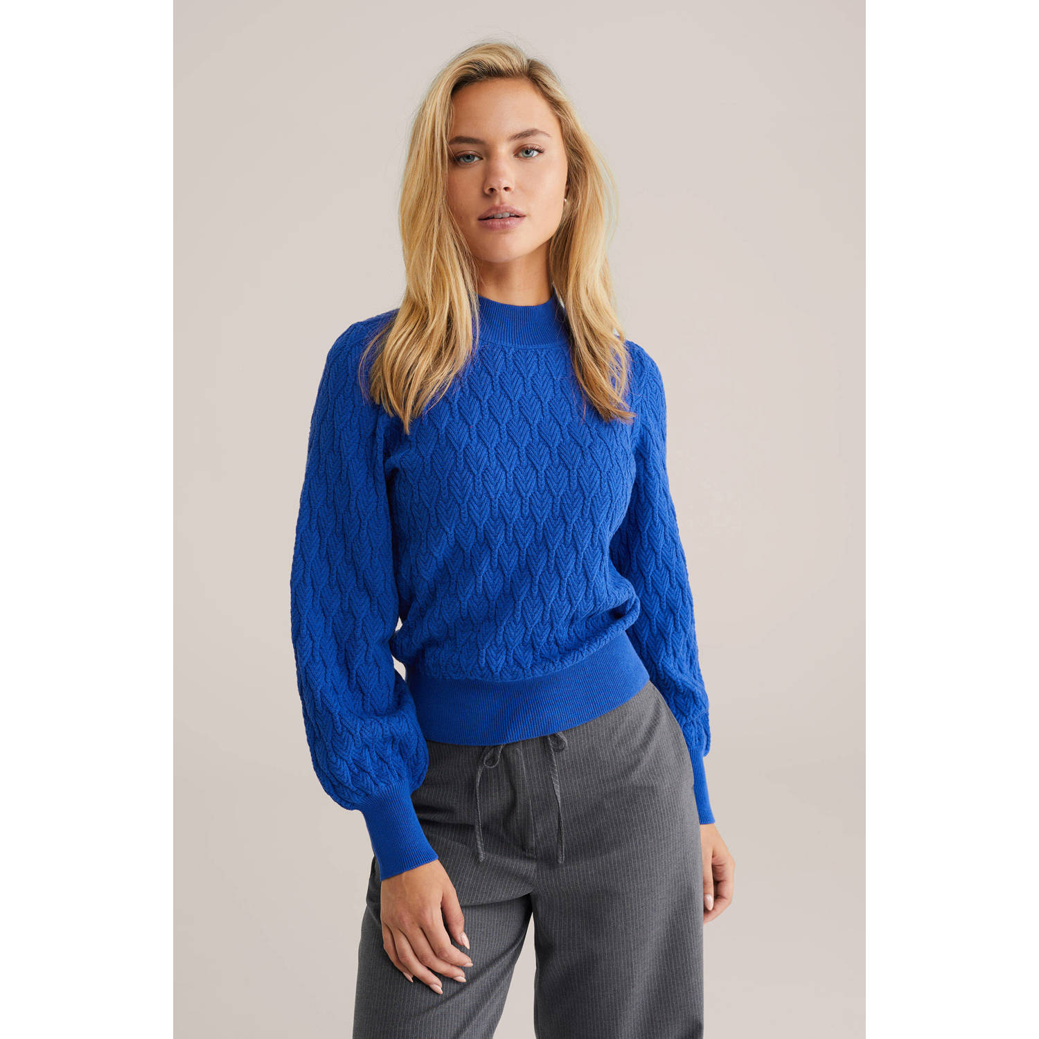 WE Fashion trui blauw