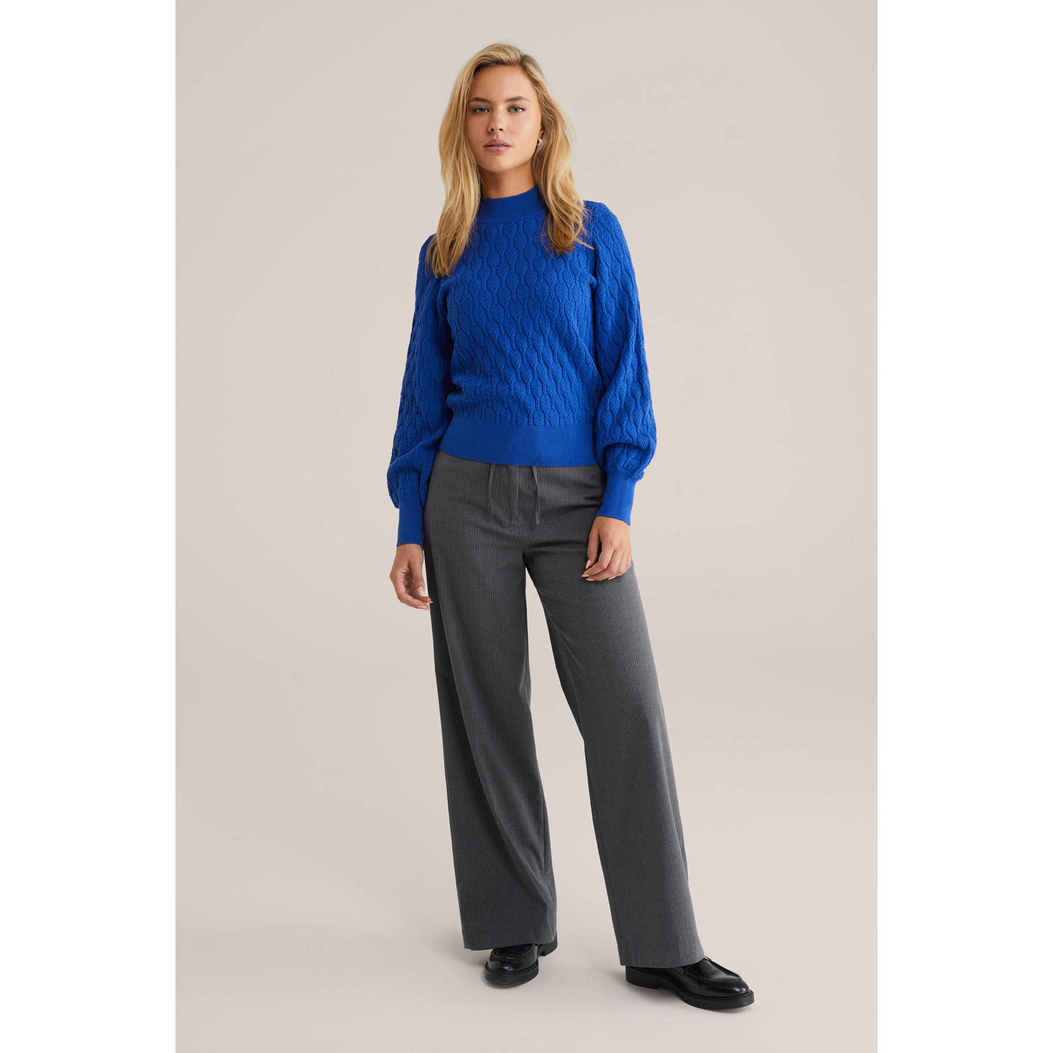 WE Fashion trui blauw