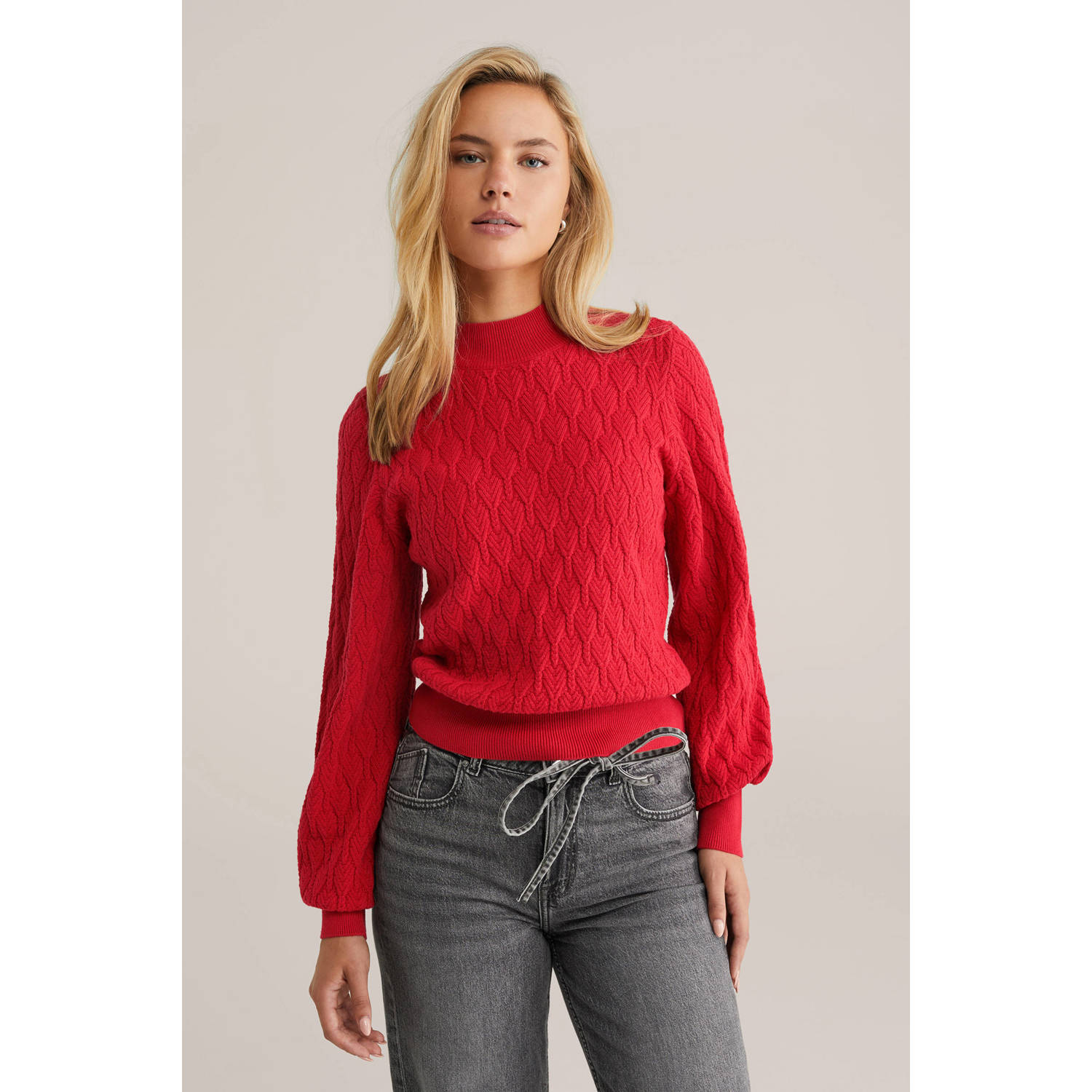WE Fashion trui rood