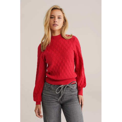 WE Fashion trui rood afbeelding