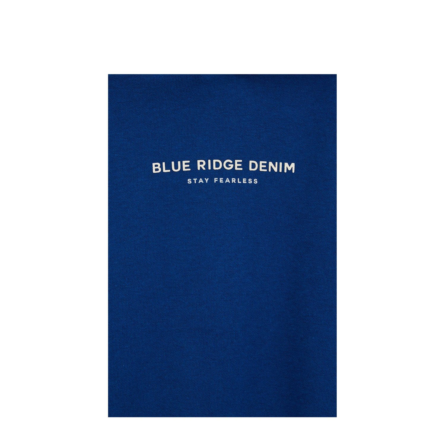 WE Fashion Blue Ridge hoodie kobalt blauw