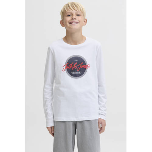 JACK & JONES JUNIOR longsleeve wit afbeelding