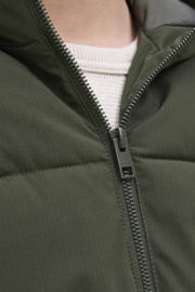 thumbnail: JACK & JONES JUNIOR gewatteerde jas donkergroen