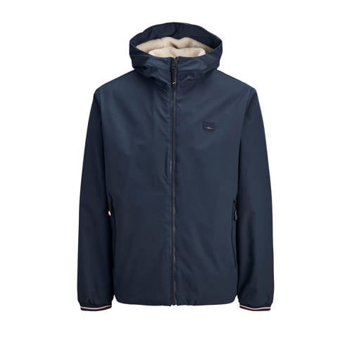 JACK & JONES JUNIOR gewatteerde jas donkerblauw afbeelding