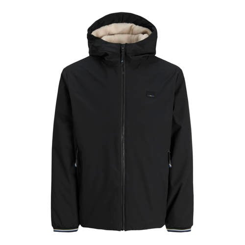 JACK & JONES JUNIOR gewatteerde jas zwart afbeelding