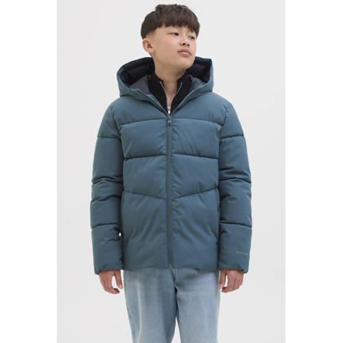 JACK & JONES JUNIOR gewatteerde jas blauw afbeelding