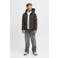 JACK & JONES JUNIOR gewatteerde jas donkerbruin