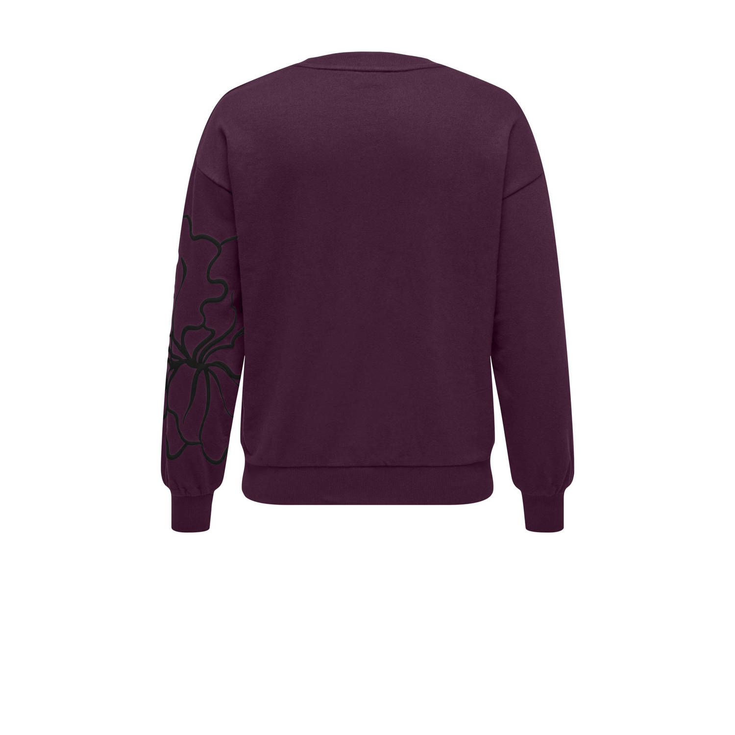 ONLY CARMAKOMA sweater donkerpaars