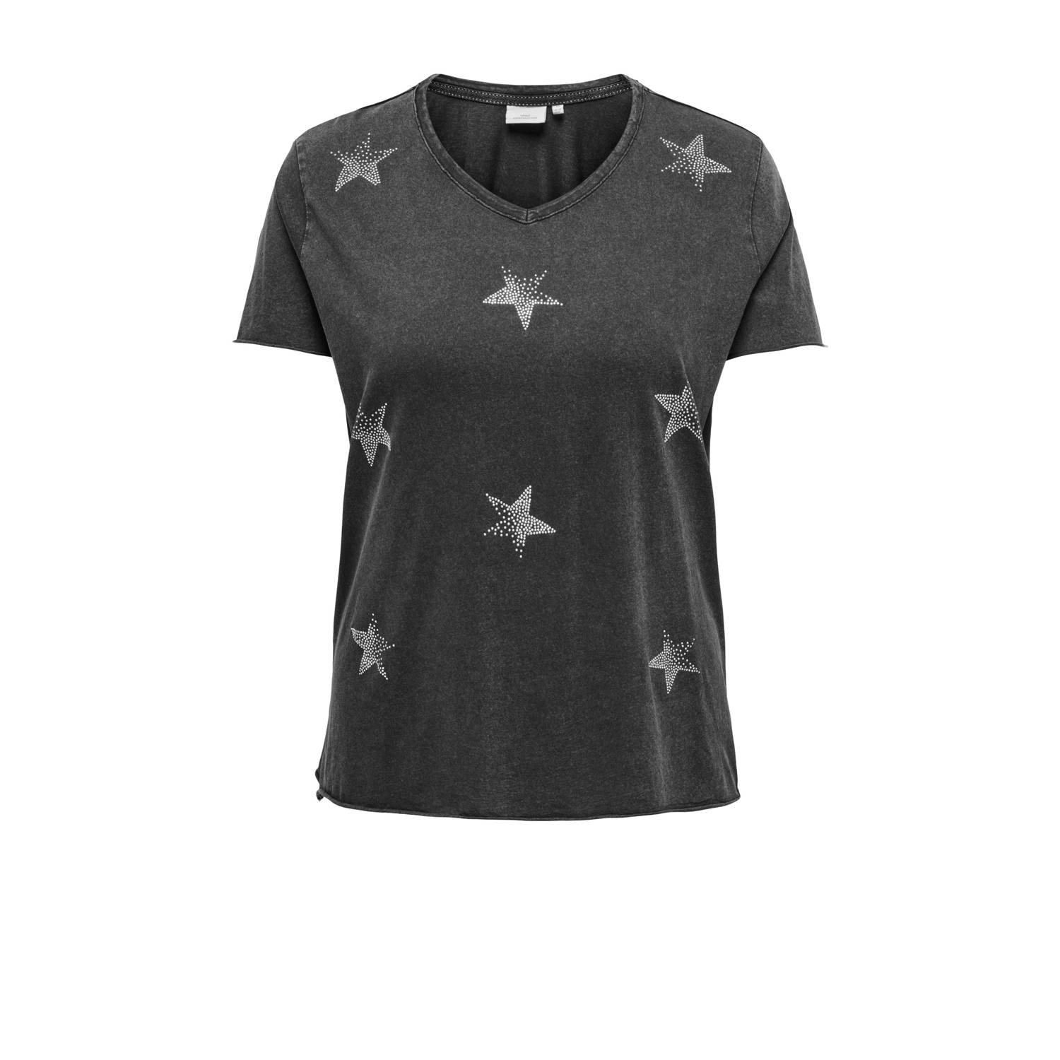 ONLY CARMAKOMA T-shirt grijs