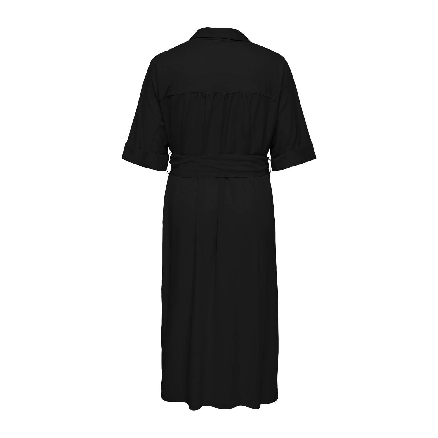 ONLY CARMAKOMA midi jurk zwart
