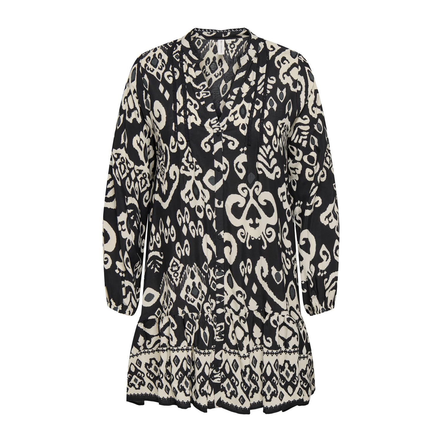 ONLY CARMAKOMA blousejurk zwart