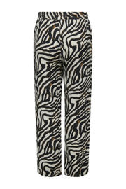 thumbnail: ONLY CARMAKOMA wide leg regular waist broek bruin