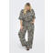 ONLY CARMAKOMA wide leg regular waist broek bruin