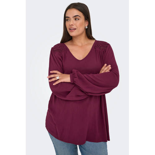 ONLY CARMAKOMA top rood afbeelding