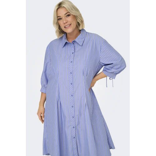 ONLY CARMAKOMA blousejurk blauw afbeelding