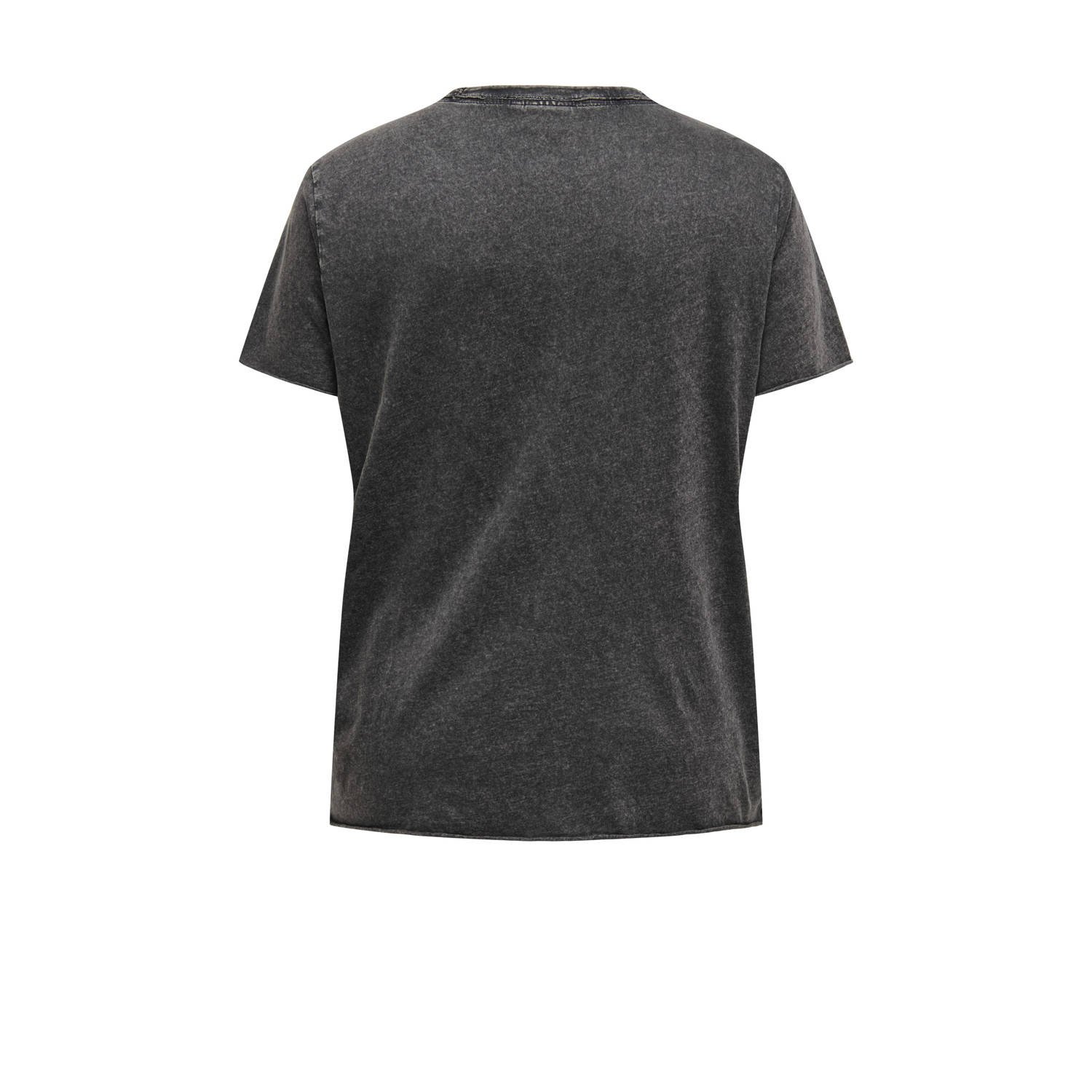 ONLY CARMAKOMA T-shirt grijs