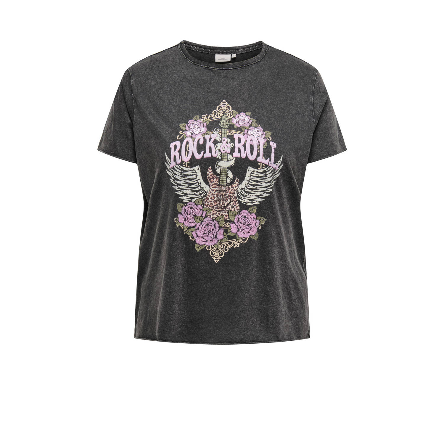 ONLY CARMAKOMA T-shirt grijs