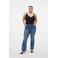 VERO MODA CURVE flared jeans dark blue denim